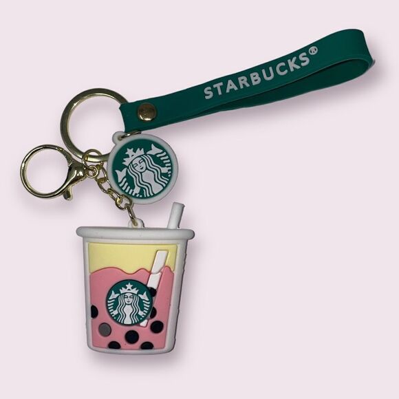 Oh, Rosalinda Accessories - Starbucks Pink Drink Accessories Keychain